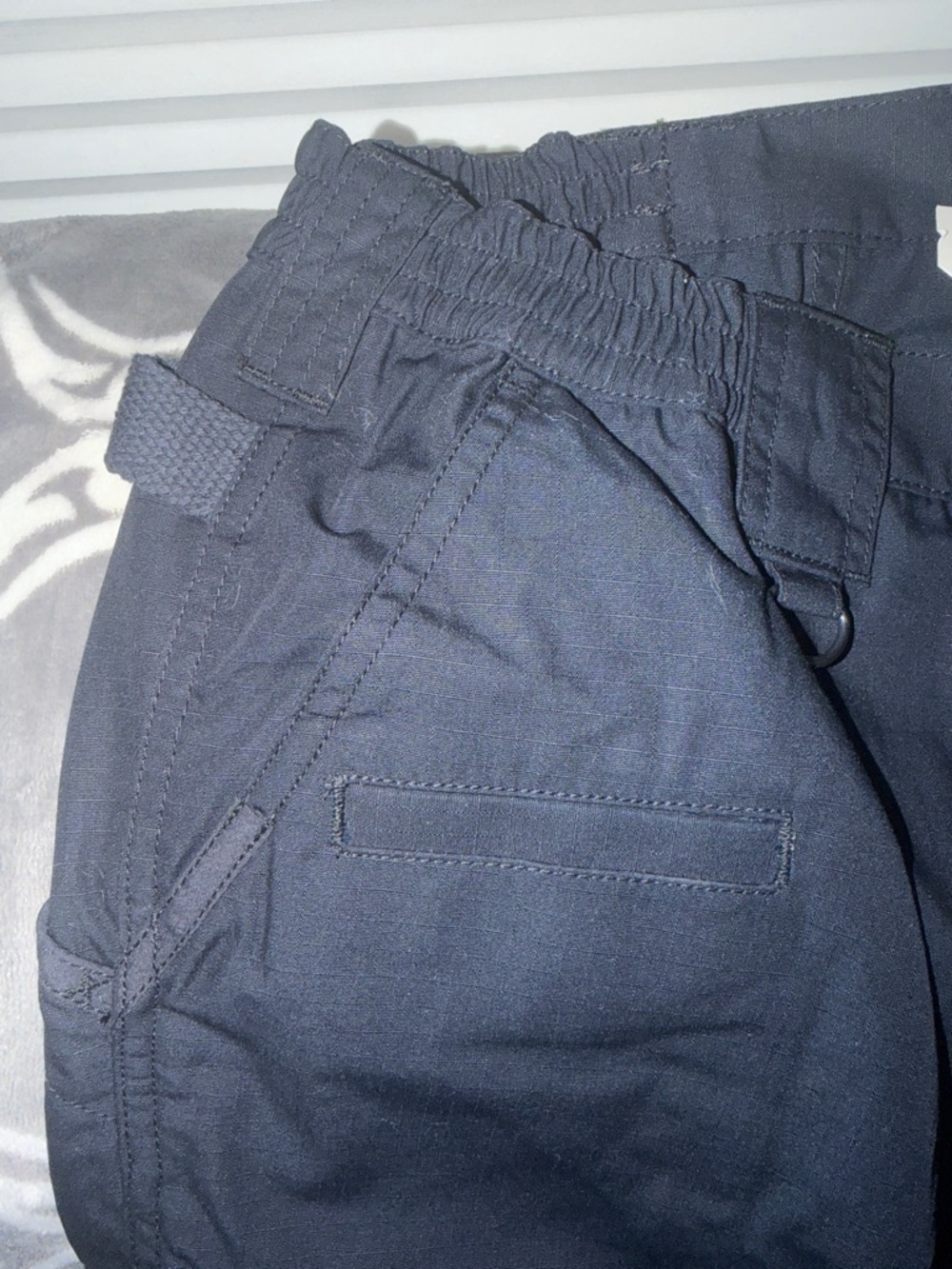 5.11 Tactical Women's Navy Cargo Pants with Utility Pockets - Picture 9 of 10